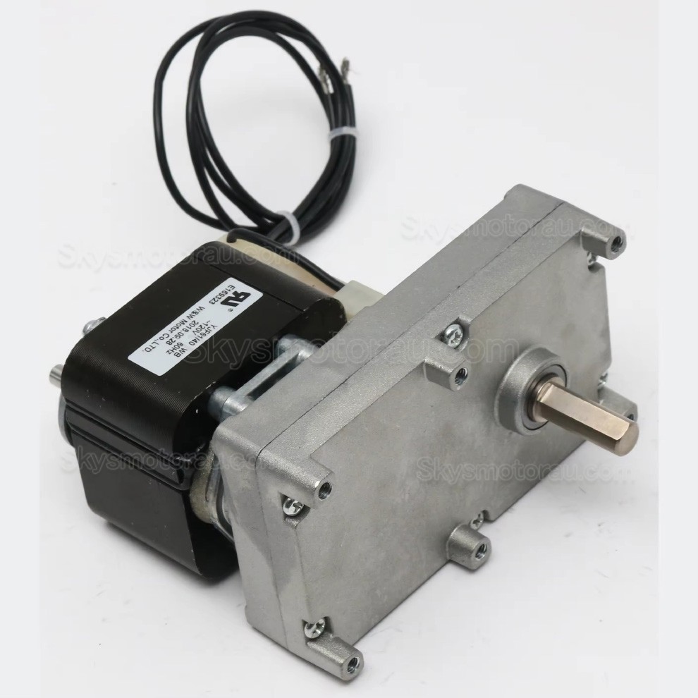110/220V Shade Pole Gearmotor GF-YJ61 Single Phase with Ratio 251:1 - 5078:1 Spur Gearbox